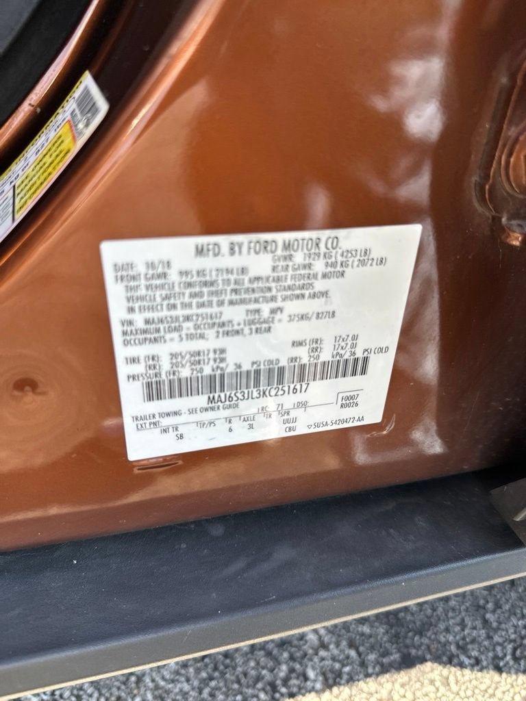 Certified 2019 Ford EcoSport SES AWD/4WD image 15