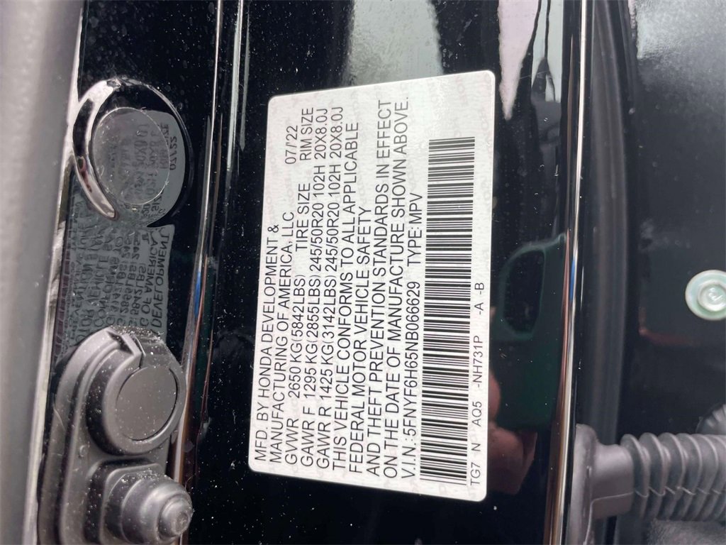 Certified 2022 Honda Pilot Touring image 19