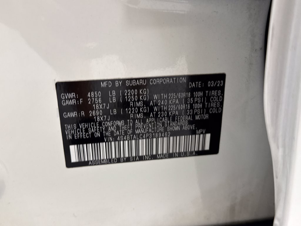 Certified 2023 Subaru Outback Onyx Edition AWD/4WD image 28