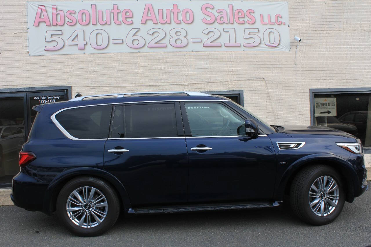 Used 2020 INFINITI QX80 Luxe w/ Proassist Package RWD image 1
