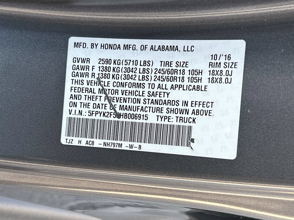 Used 2017 Honda Ridgeline RTL image 31