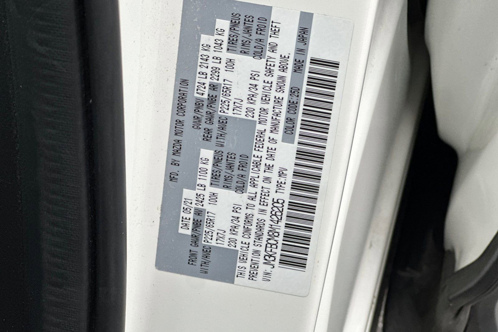 Used 2021 MAZDA CX-5 Touring w/ Touring Preferred SV Package AWD/4WD image 34