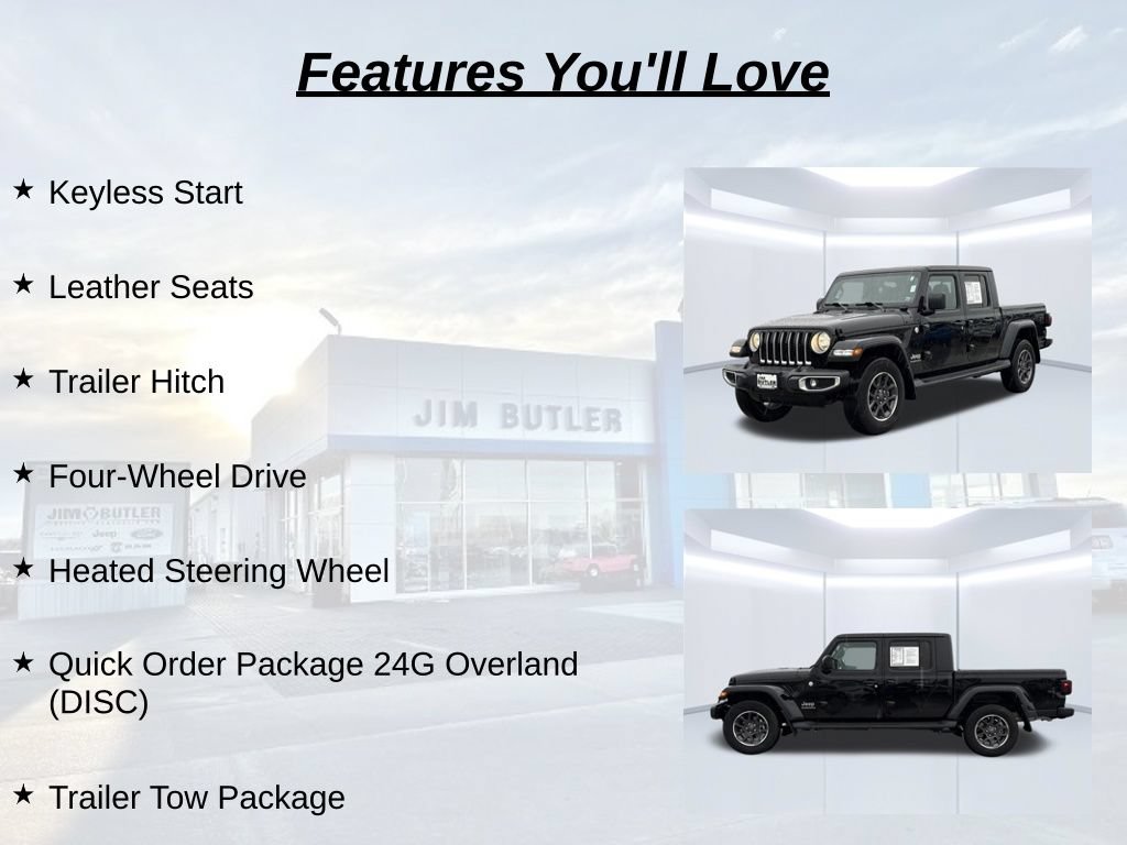 Used 2023 Jeep Gladiator Overland w/ Popular Equipment Package AWD/4WD image 19