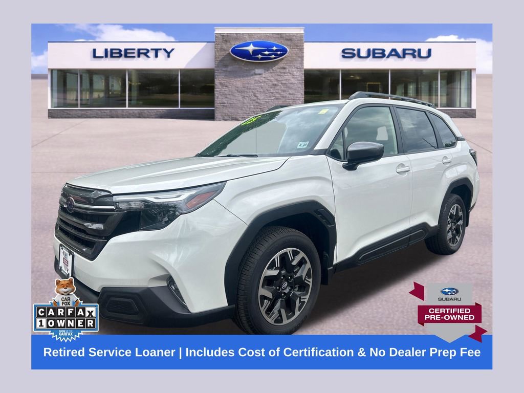 Certified 2025 Subaru Forester Premium AWD/4WD image 1