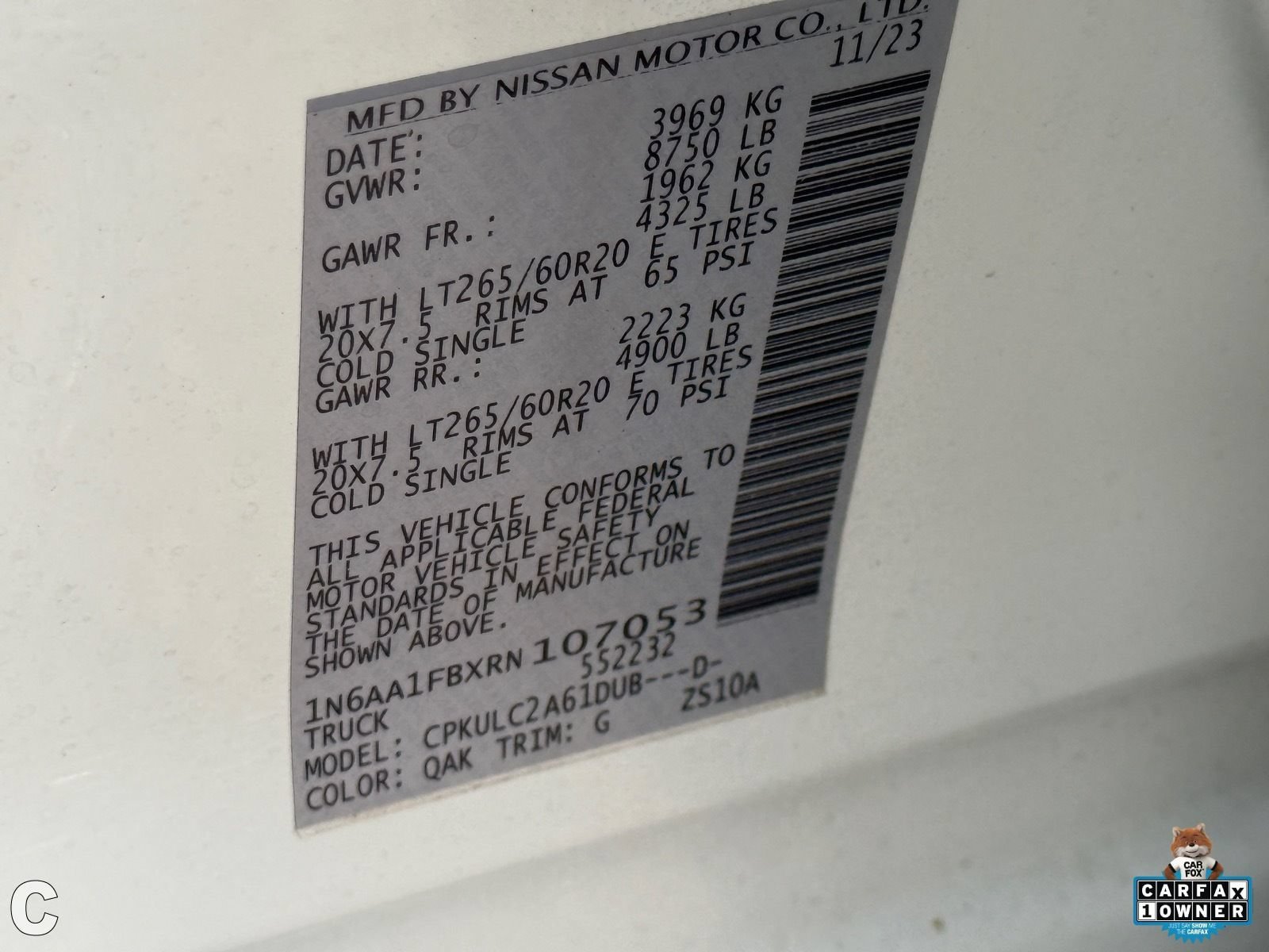 Used 2024 Nissan Titan SV w/ SV Convenience Package AWD/4WD image 33