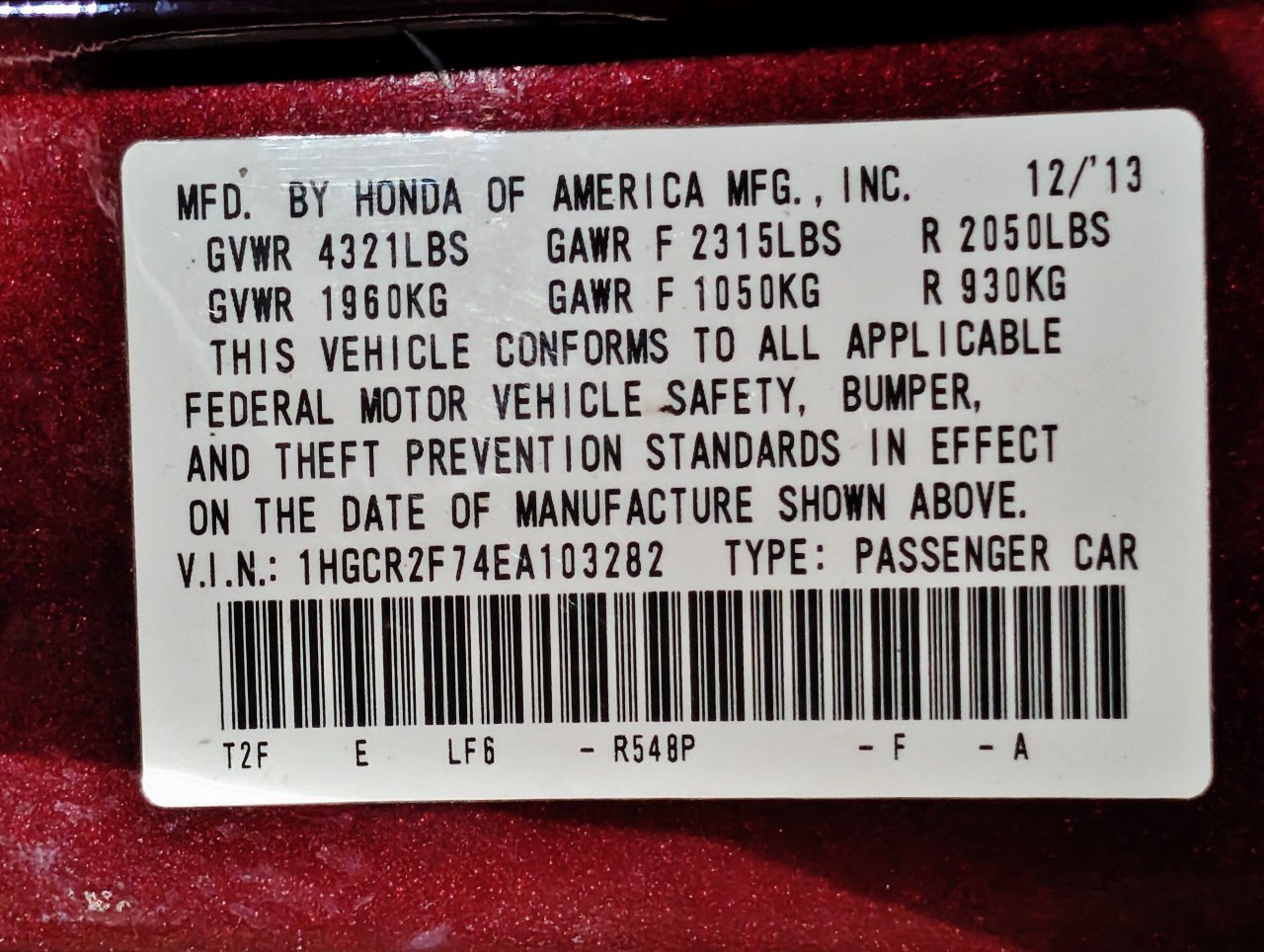 Used 2014 Honda Accord EX image 51