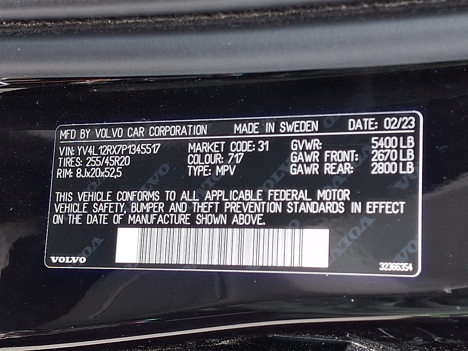 Certified 2023 Volvo XC60 B5 Ultimate w/ Climate Package AWD/4WD image 29