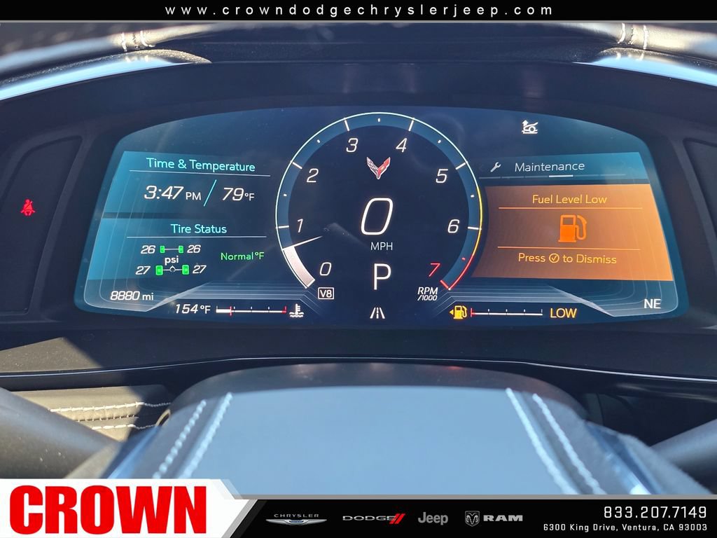 Used 2024 Chevrolet Corvette Stingray Premium Conv w/ Z51 Performance Package RWD image 32