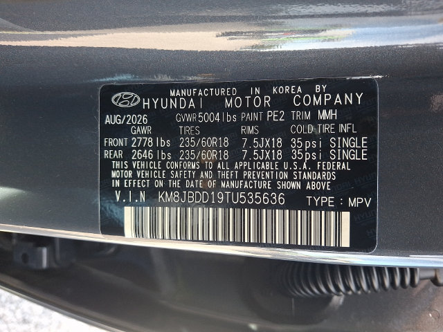 New 2026 Hyundai Tucson SEL AWD/4WD image 14