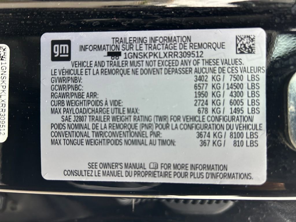 Used 2024 Chevrolet Tahoe Z71 w/ Off-Road Capability Package AWD/4WD image 34