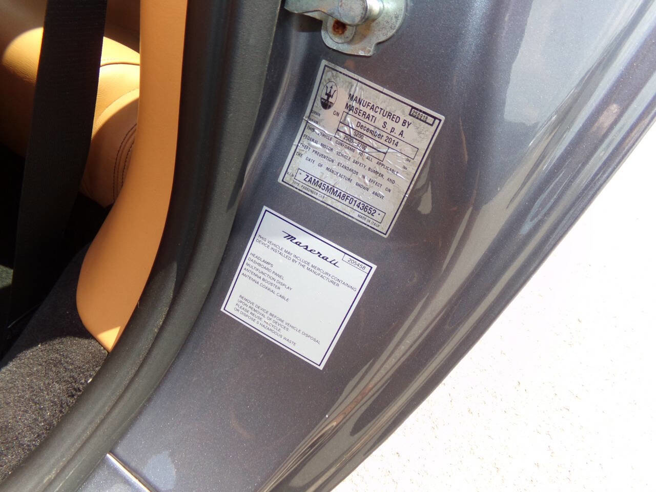 Used 2015 Maserati GranTurismo Base 2dr Convertible image 25