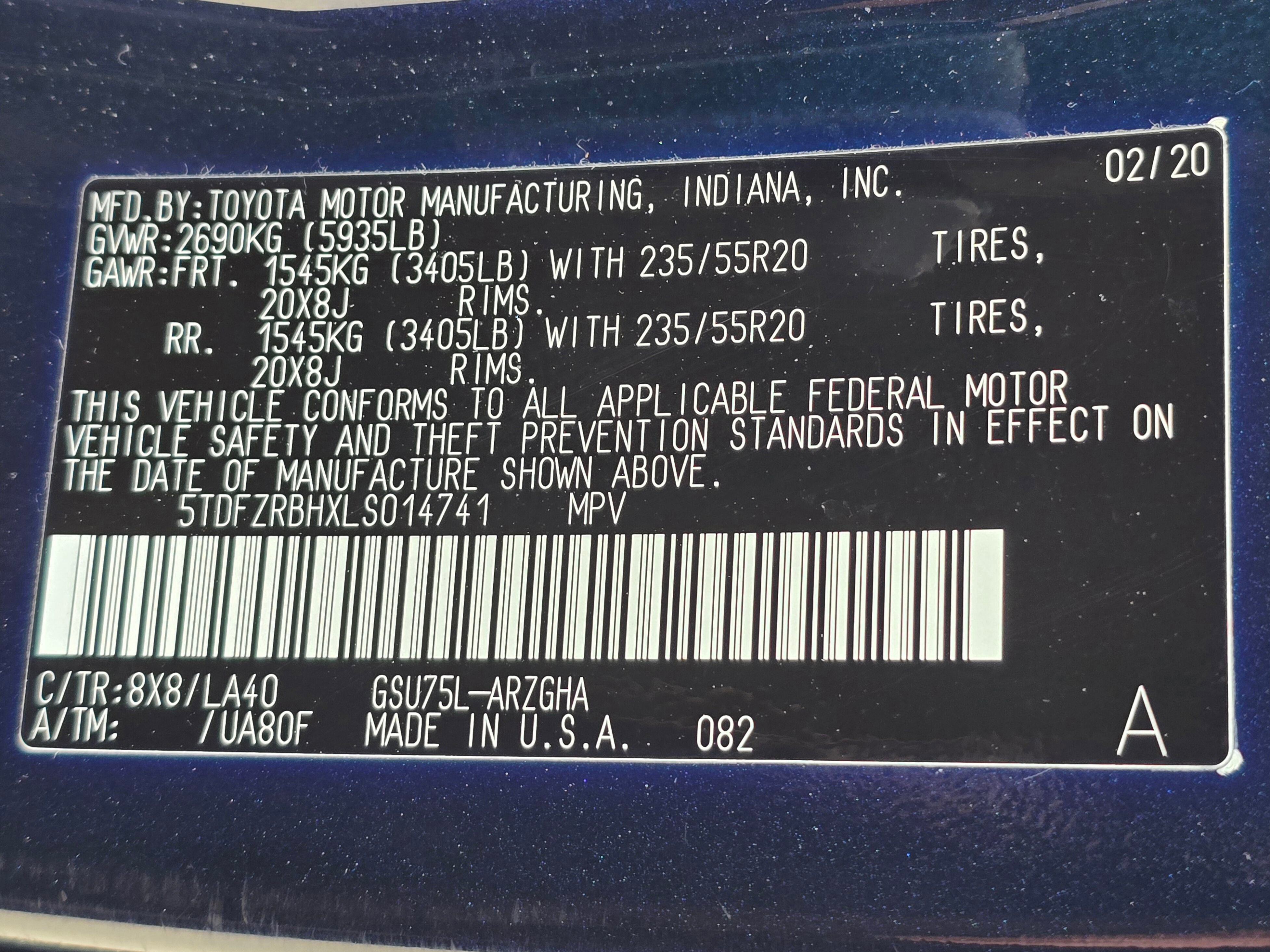 Used 2020 Toyota Highlander Platinum image 61