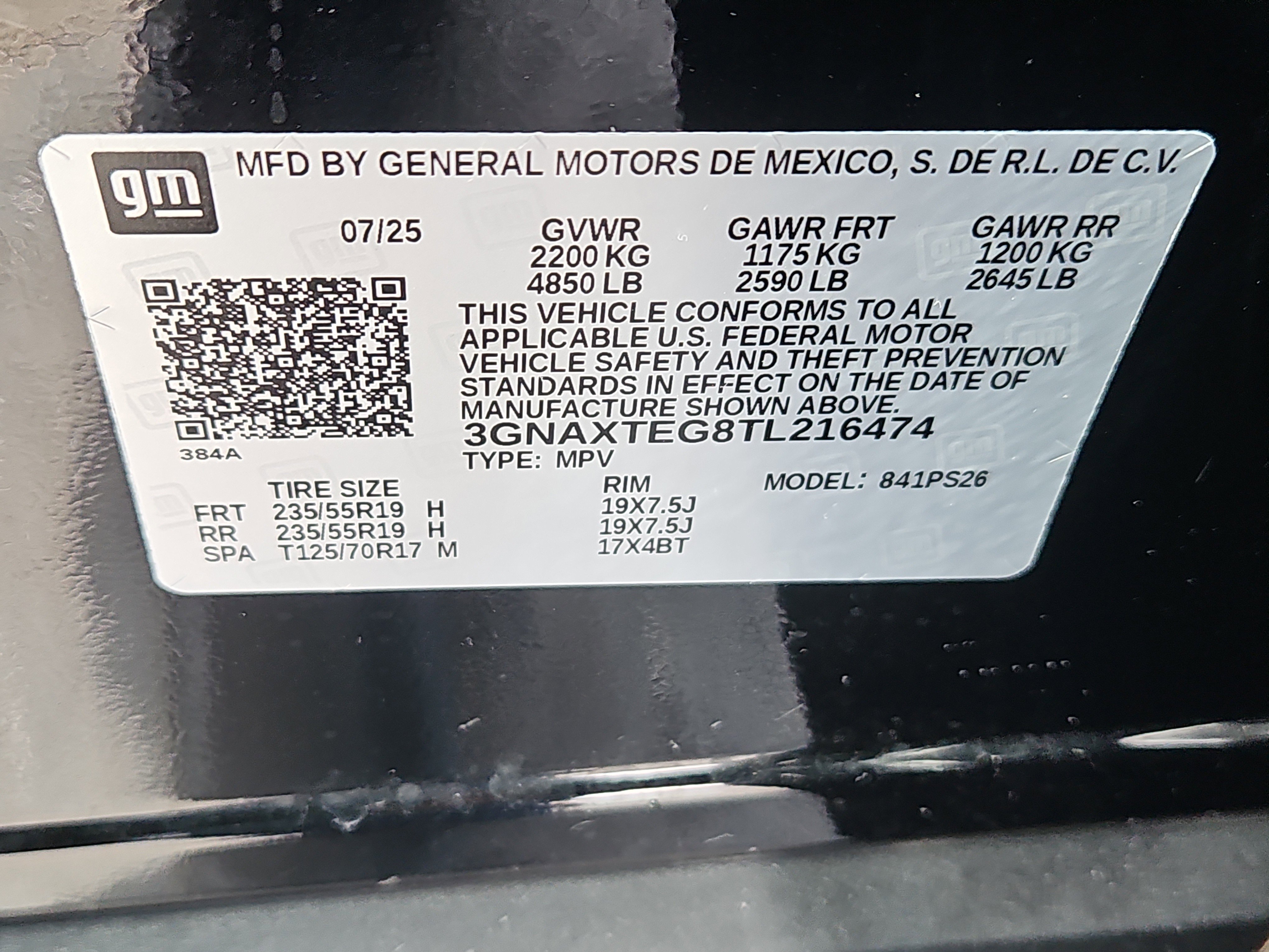 Used 2026 Chevrolet Equinox RS w/ Convenience Package III image 8