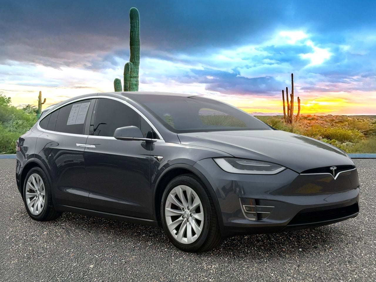Used 2018 Tesla Model X 75D AWD/4WD image 2