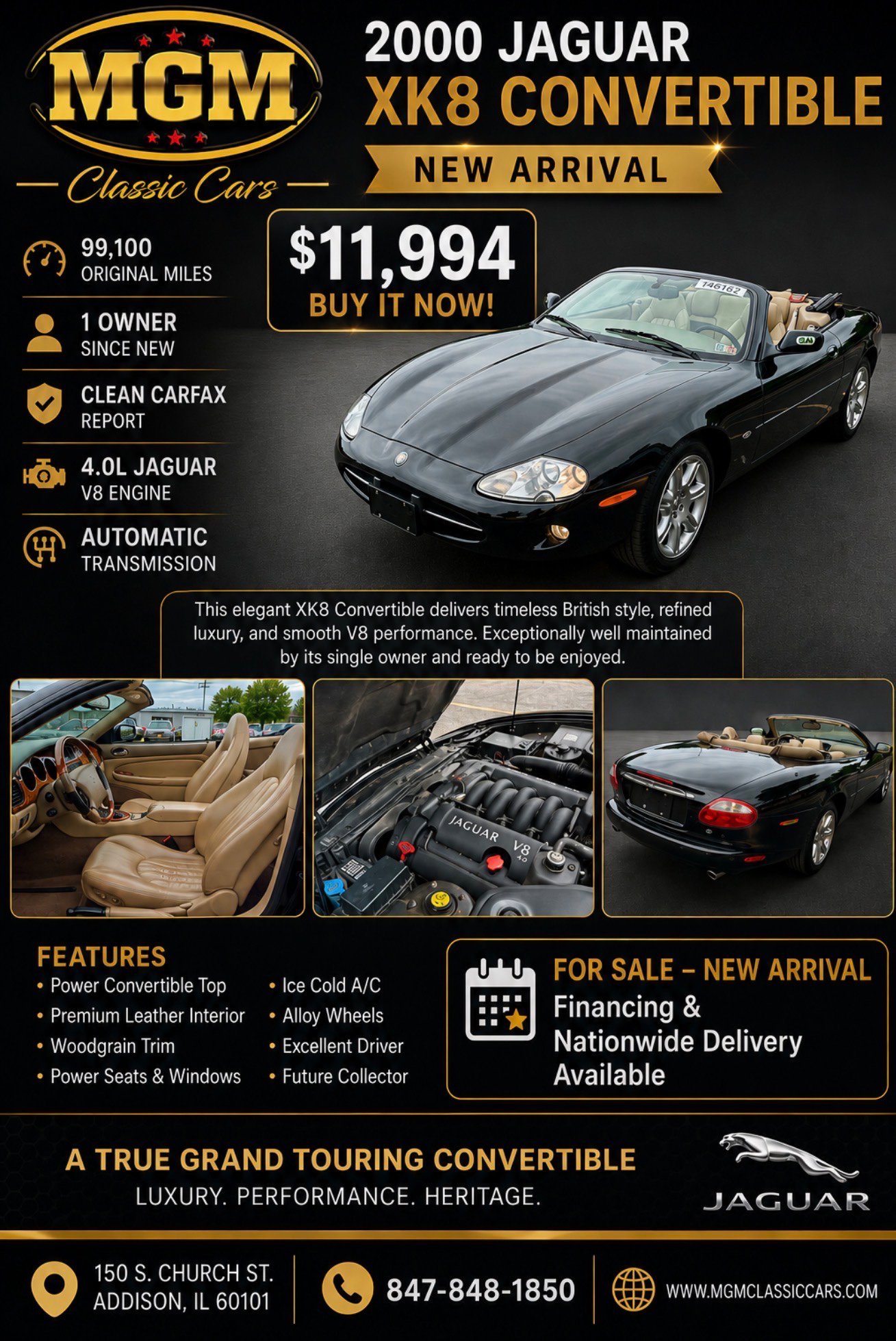 Used 2000 Jaguar XK8 Convertible