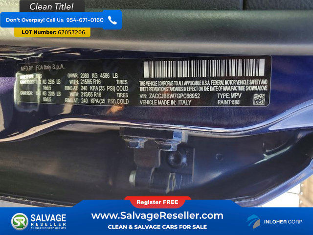 Used 2016 Jeep Renegade Latitude w/ Cold Weather Group AWD/4WD image 17