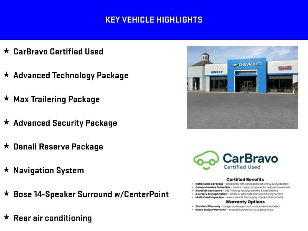 Certified 2023 GMC Yukon XL Denali w/ Denali Reserve Package RWD image 8