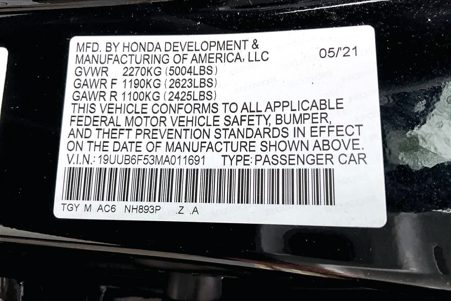 Used 2021 Acura TLX w/ A-SPEC Package AWD/4WD image 36