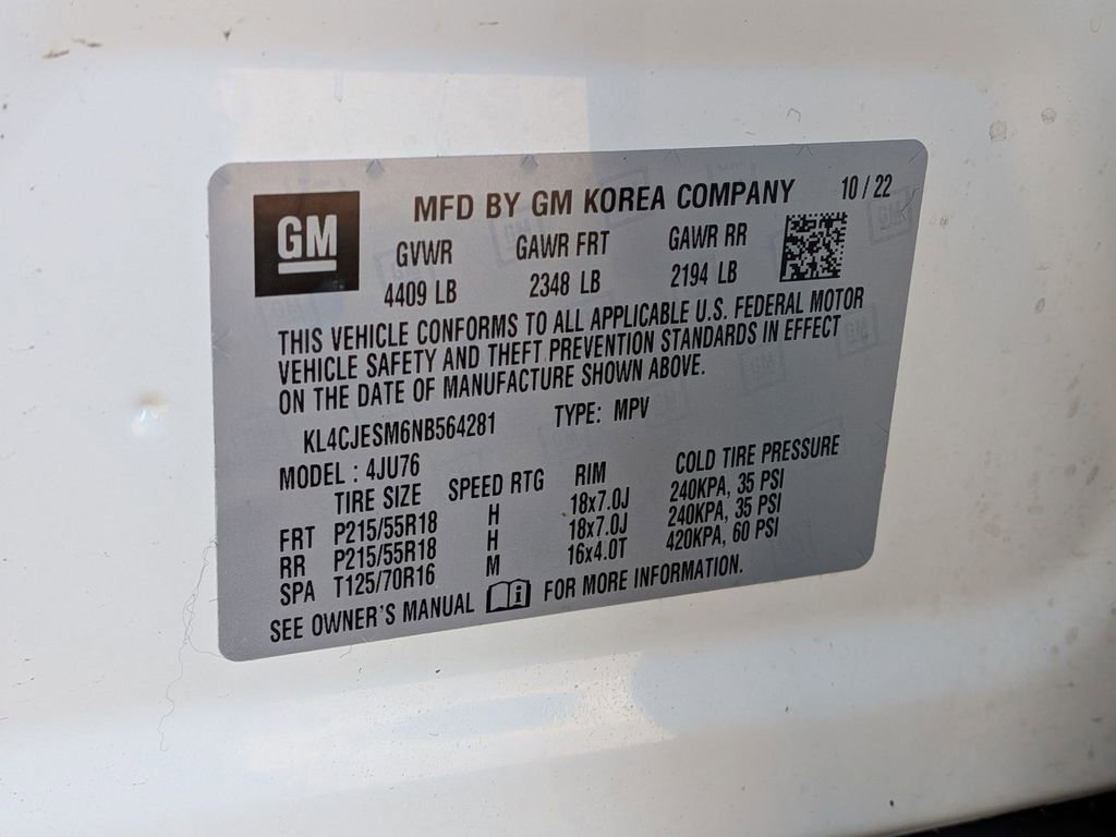 Used 2022 Buick Encore Preferred w/ Safety Package AWD/4WD image 25