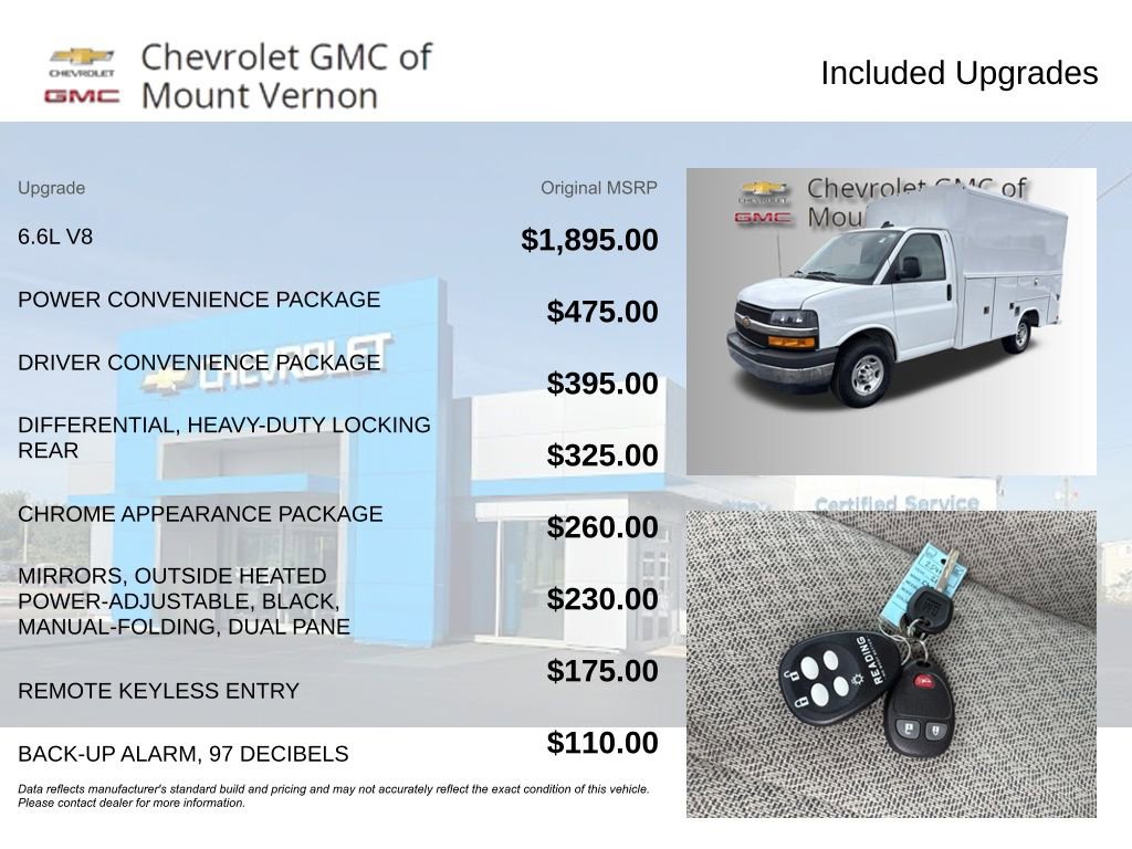 Used 2025 Chevrolet Express 3500 w/ Power Convenience Package image 6