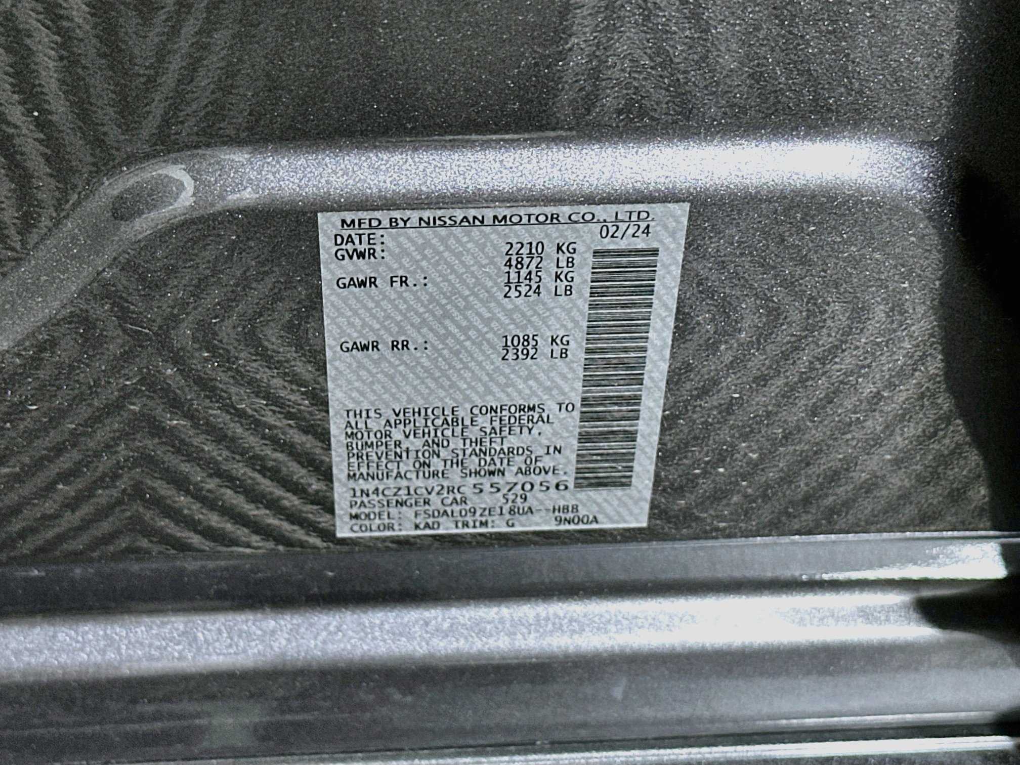 Used 2024 Nissan Leaf SV Plus FWD image 12