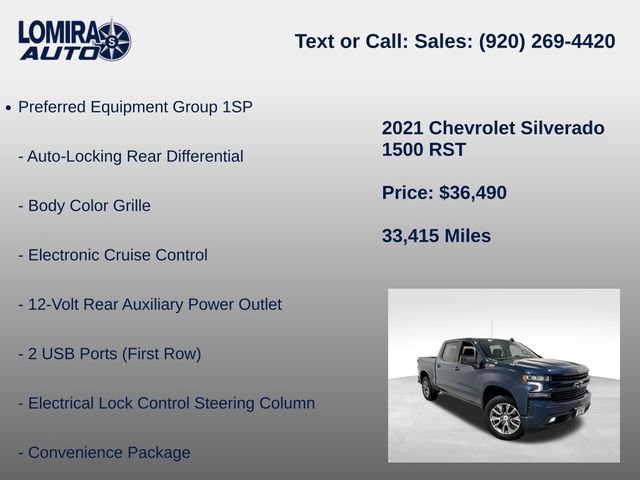 Used 2021 Chevrolet Silverado 1500 RST AWD/4WD image 21
