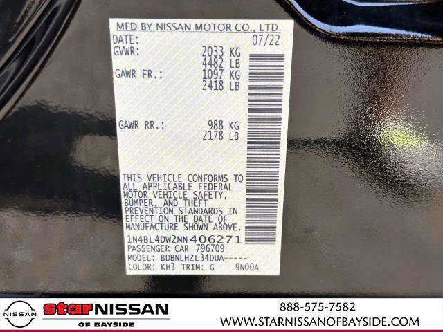 Certified 2022 Nissan Altima 2.5 SV image 34