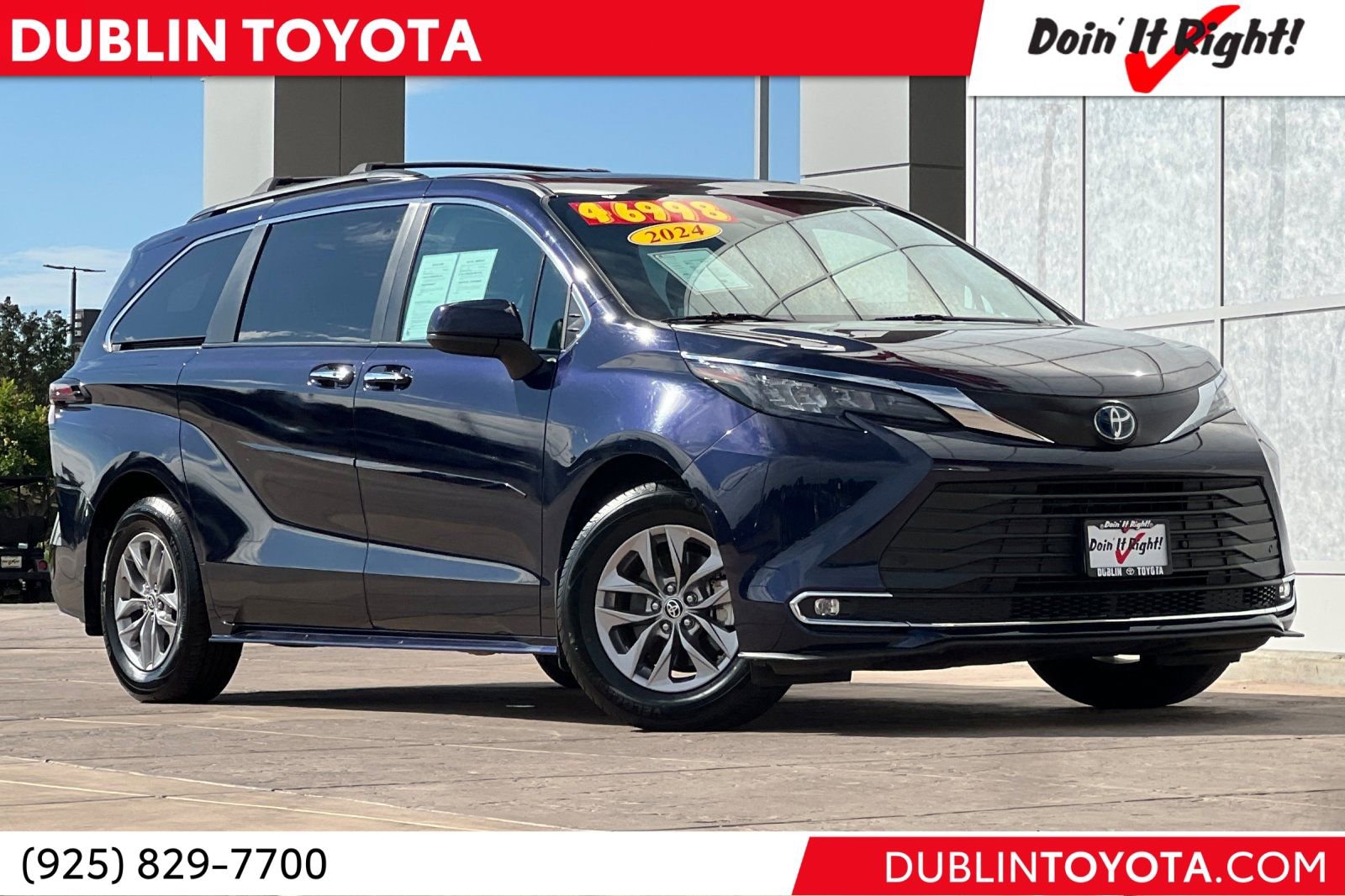 Certified 2024 Toyota Sienna XLE