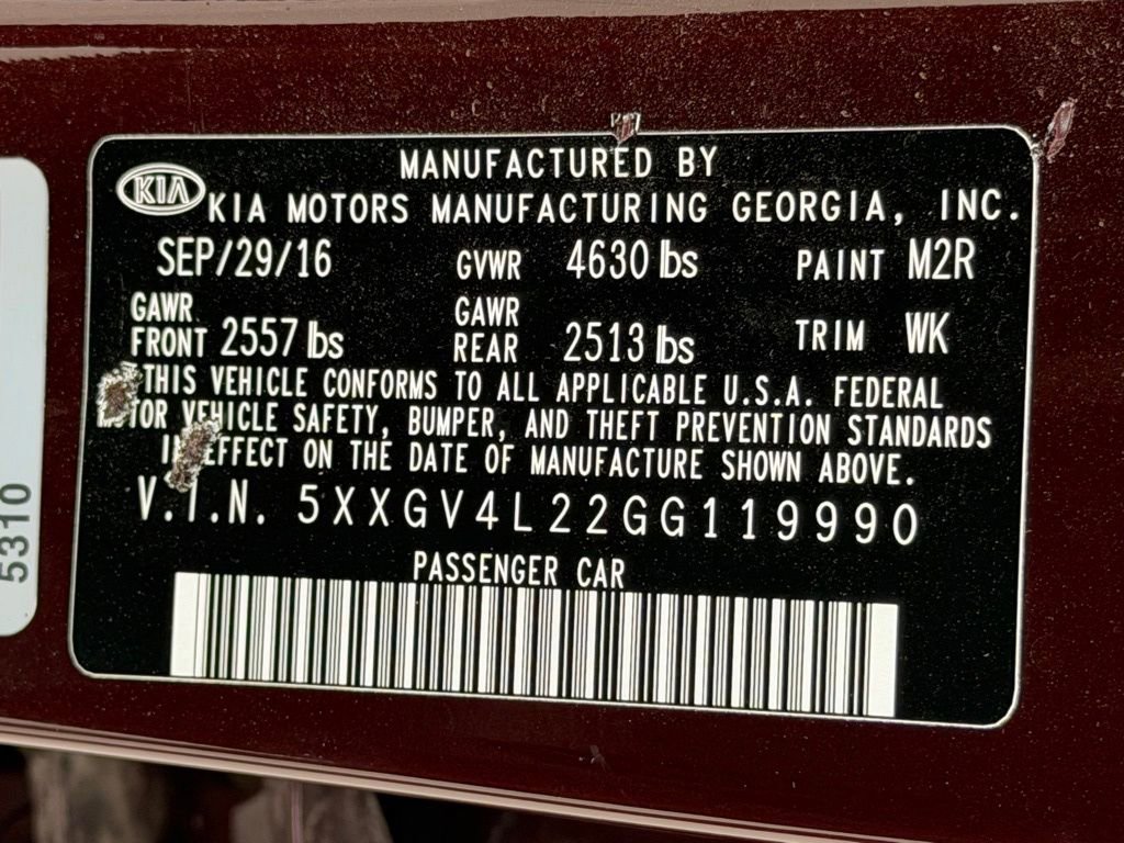 Used 2016 Kia Optima SX w/ Chrome Wheel Package image 26