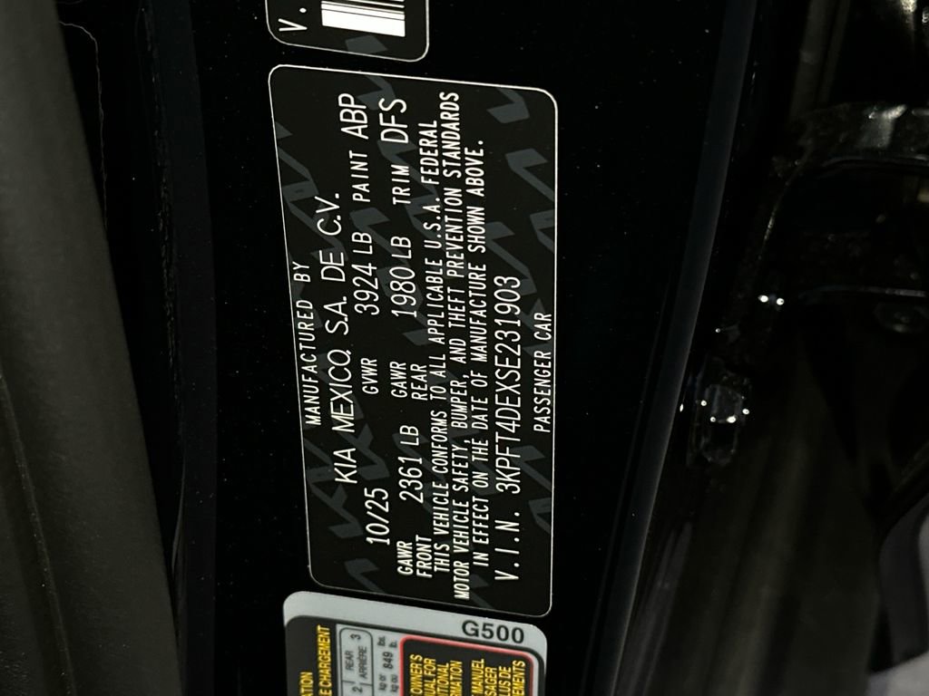 New 2025 Kia K4 LXS image 25