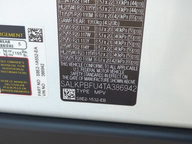 New 2026 Land Rover Range Rover Long Wheelbase SE AWD/4WD image 22