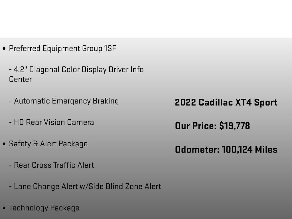 Used 2022 Cadillac XT4 Sport FWD image 12