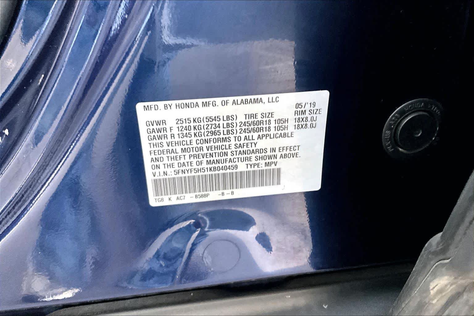 Used 2019 Honda Pilot EX-L image 89