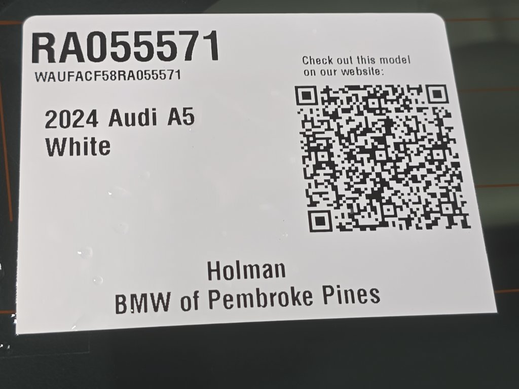 Used 2024 Audi A5 2.0T Premium Plus w/ Premium Plus AWD/4WD image 27