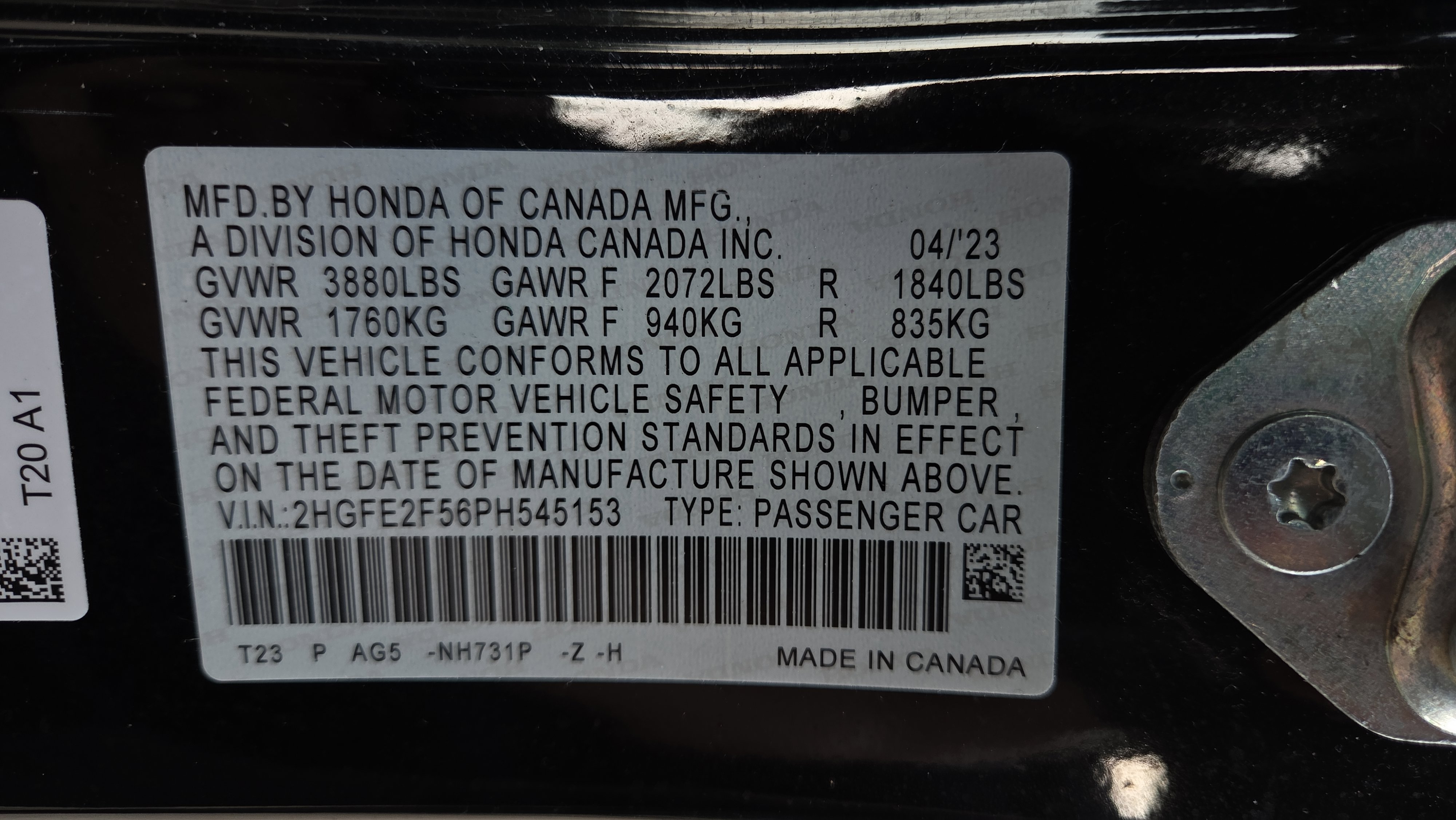 Used 2023 Honda Civic Sport image 26