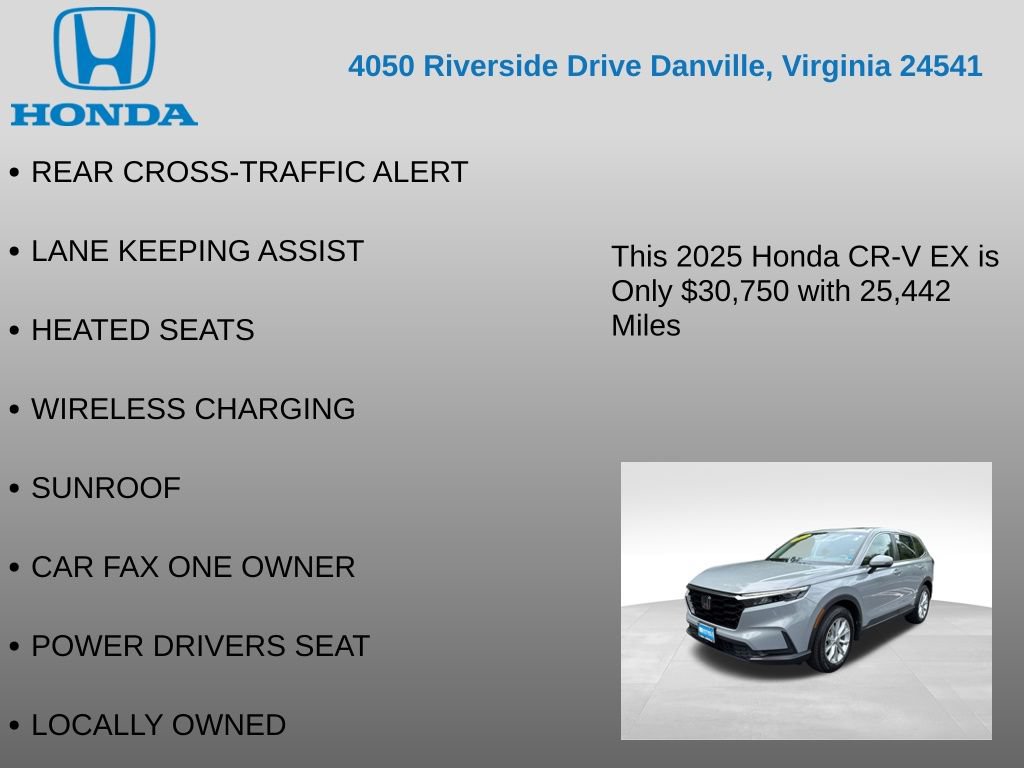 Used 2025 Honda CR-V EX image 12