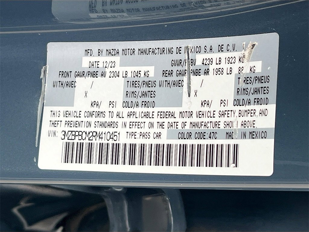 Used 2024 MAZDA MAZDA3 s image 31