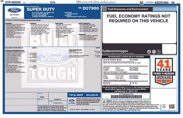 Certified 2019 Ford F250 XL w/ Power Equipment Group image 35