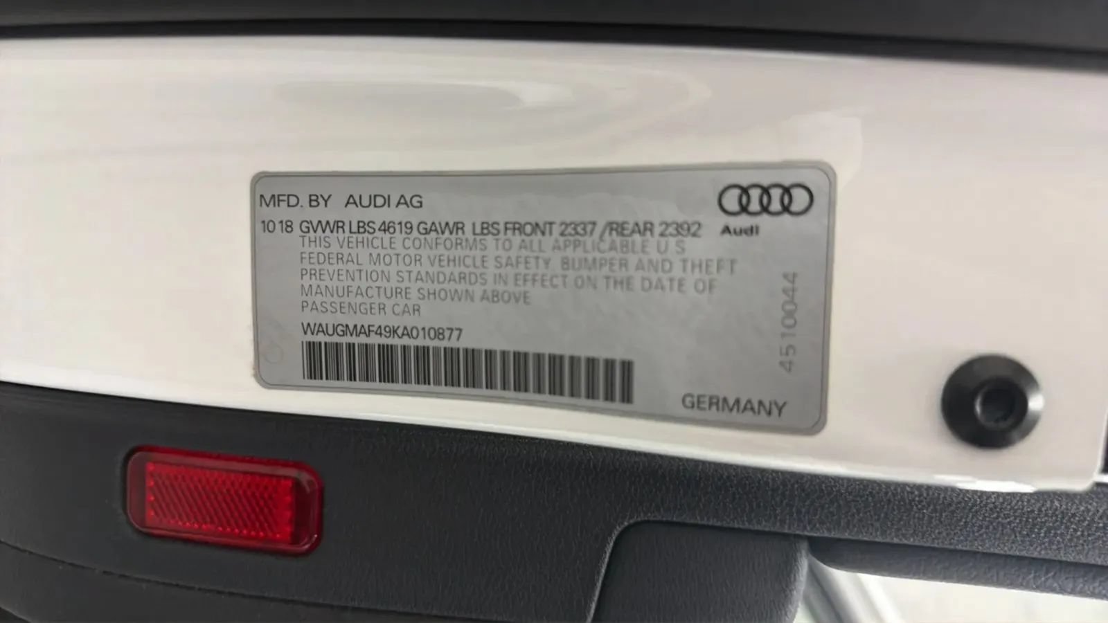 Used 2019 Audi A4 2.0T Premium w/ Convenience Package FWD image 24