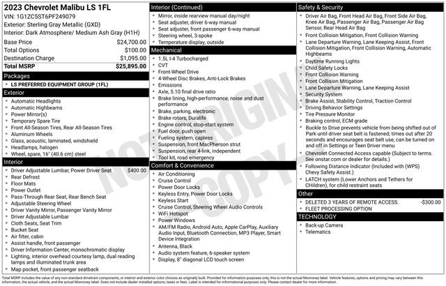 Used 2023 Chevrolet Malibu LS image 29