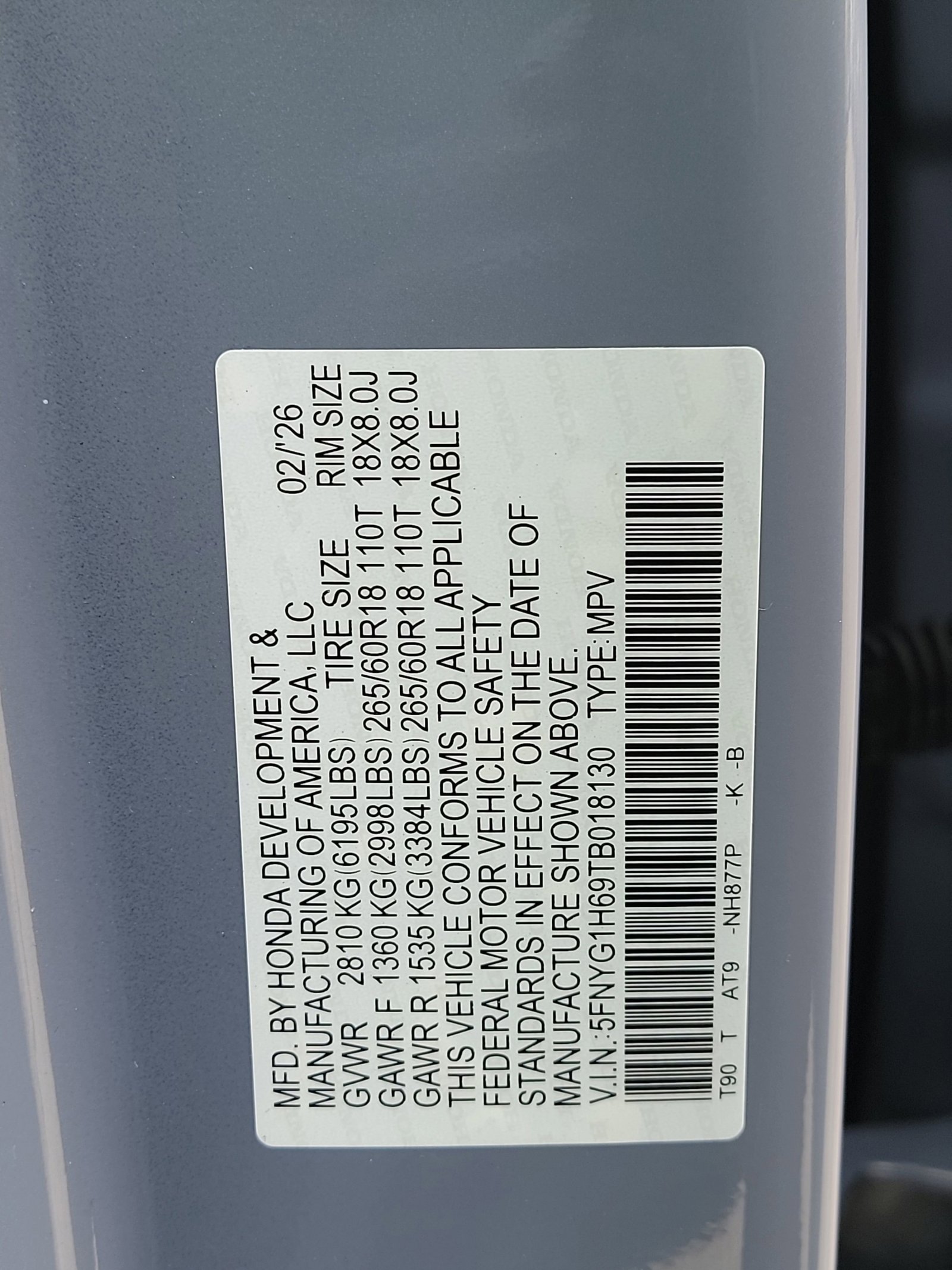 New 2026 Honda Pilot TrailSport image 33