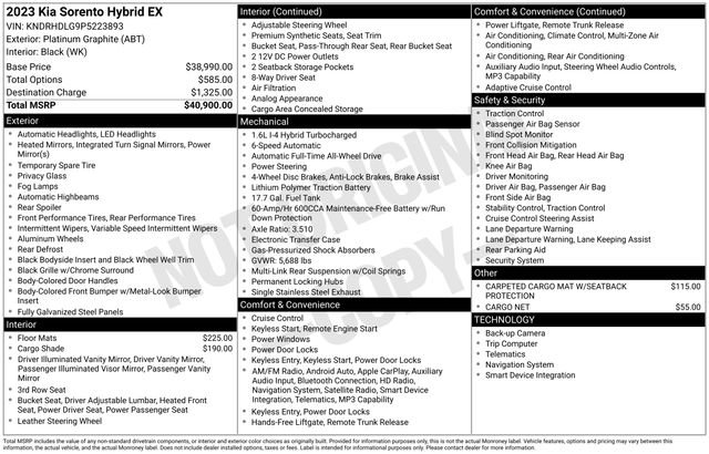 Used 2023 Kia Sorento EX AWD/4WD image 33