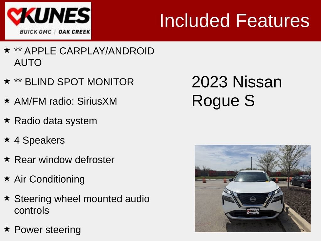Used 2023 Nissan Rogue S AWD/4WD image 2