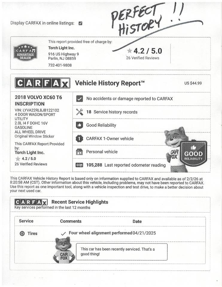 Used 2018 Volvo XC60 T6 Inscription w/ Convenience Package image 23