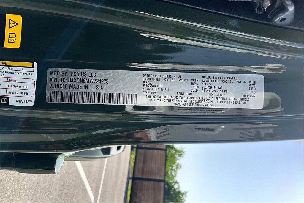 Used 2021 Jeep Wrangler Unlimited Sport AWD/4WD image 35