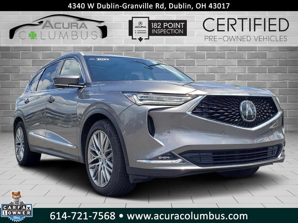 Certified 2022 Acura MDX SH-AWD w/ Advance Package