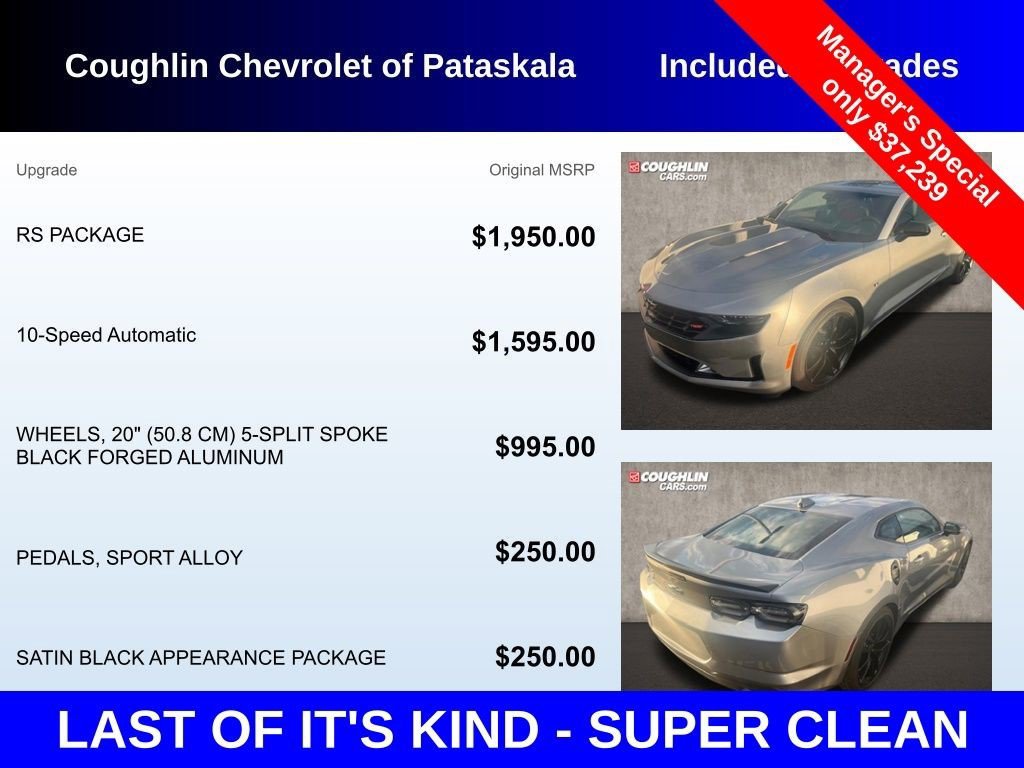 Certified 2024 Chevrolet Camaro LT w/ RS Package image 4