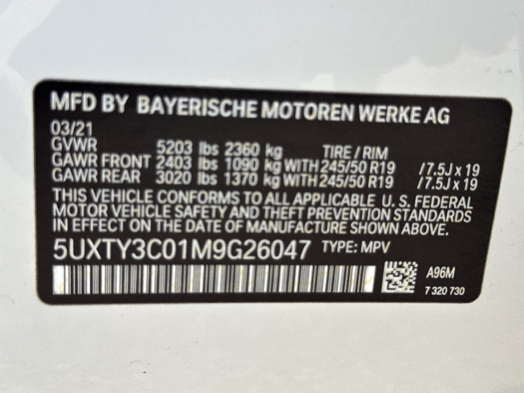 Used 2021 BMW X3 sDrive30i RWD image 36