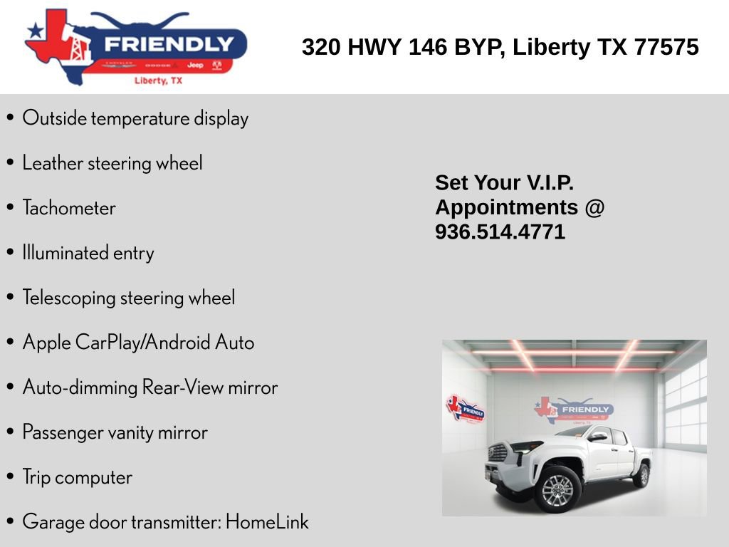 Used 2024 Toyota Tacoma Limited w/ Limited Package (LT) image 15