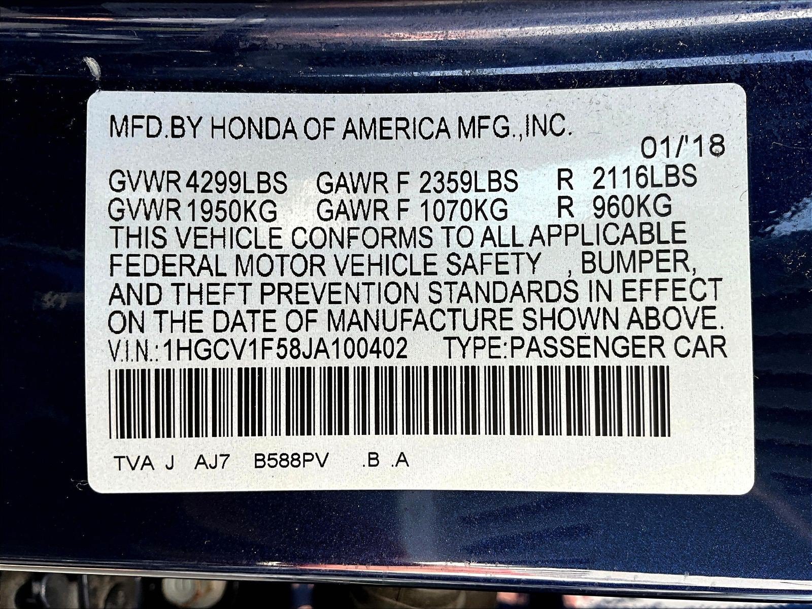 Used 2018 Honda Accord EX-L image 19